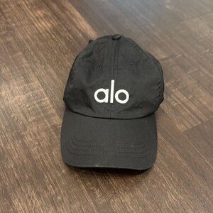 ALO Yoga Black and White Off Duty Baseball Hat